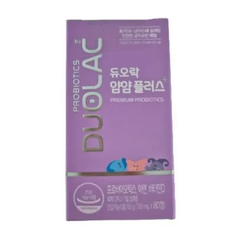 기타브랜드 듀오락 얌얌 750mg X80정 1개 /SJ_P429225030