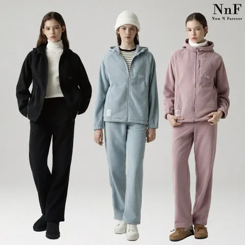 NnF 26FW 여성 플리스 셋업