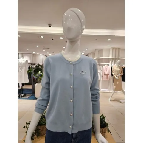 포커스 프릴넥 진주가디건 FS5A7KC00074