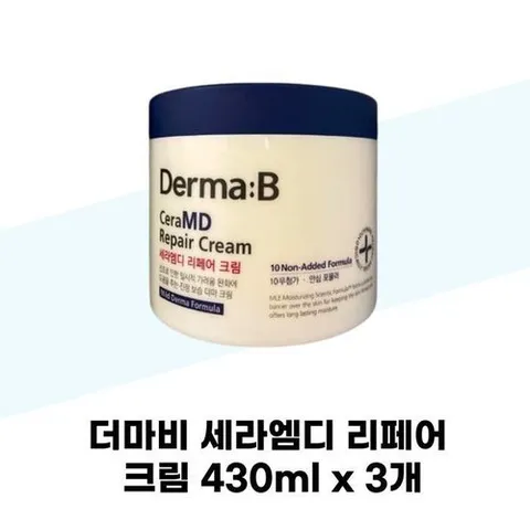 셀러허브 1 [더마비] 더마비 세라엠디 리페어 크림 430ml x 3개