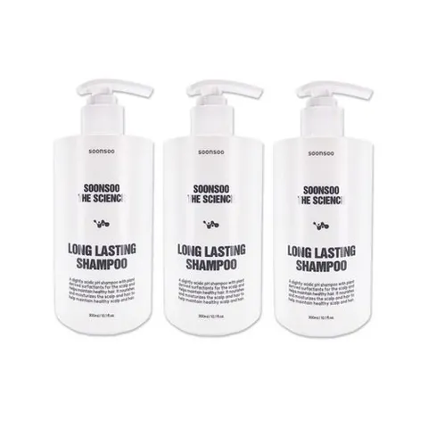 순수 순수 더 사이언스 롱래스팅 샴푸300ML 3개