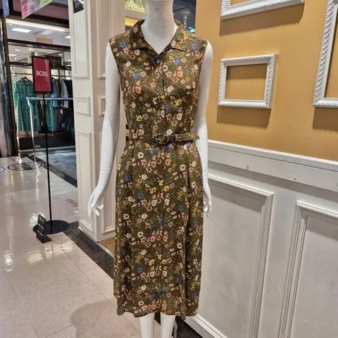 BCBG 비씨비지 여름24 글로우 프린트 원피스 B4B5O643_P363445145