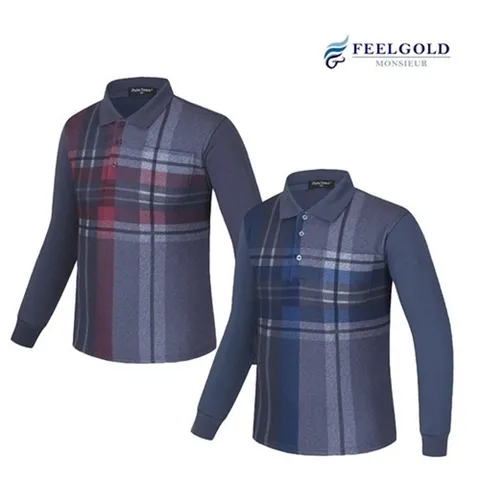 필골드 파크타운 기모 남성 디자인 카라티셔츠 PT3101 _P089274844