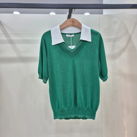 클라비스 CVKRF2503Q/배색카라풀오버JK