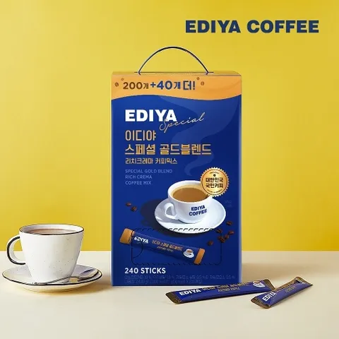 이디야커피 이디야 스페셜 골드블렌드 커피믹스 240T