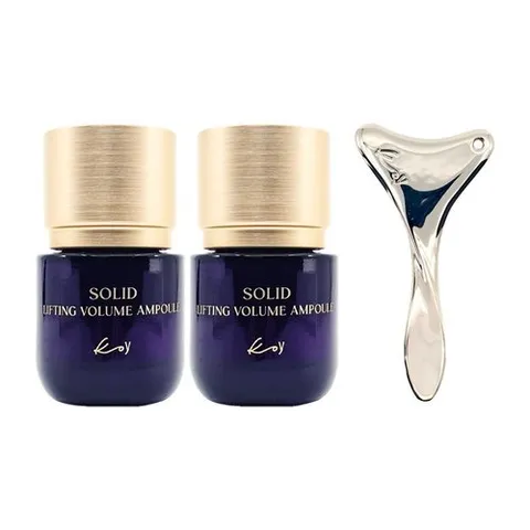 코이 [최신상] KOY 코이 고현정 솔리드 리프팅 볼륨 단백질 앰플 35ml 2개+괄사