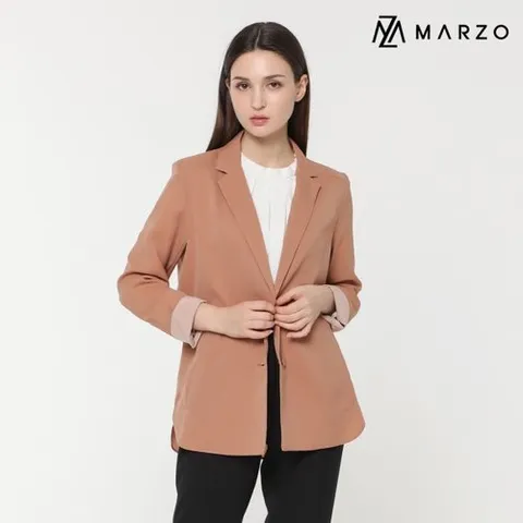마르조 마르조]미엘 소프트 자켓 살몬베이지