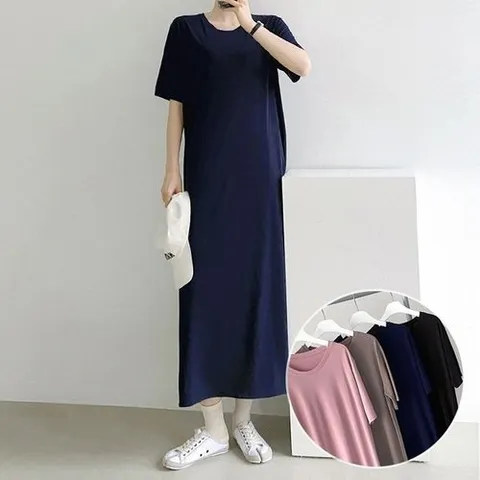 비비드글램 블린 쿨 원피스 4color / 맥시 롱 / 여름 아이스 원단_P321193633