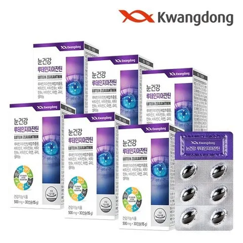 광동생활건강 눈건강 루테인 지아잔틴 6박스