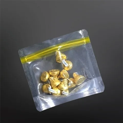 기타 PET 가로형 라인 지퍼스탠드봉투 20X19 밑10cm 100매