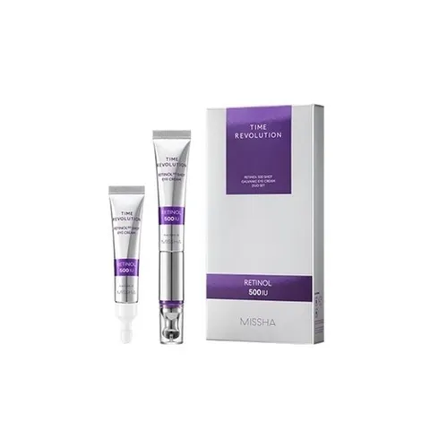 셀러허브 1 [미샤] 미샤 타임 레볼루션 레티놀 500샷 갈바닉 아이크림 듀오세트
