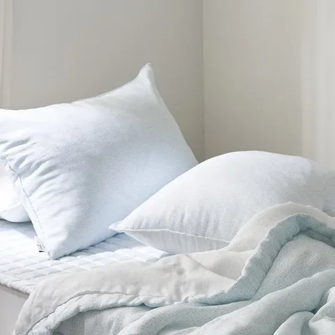 패션플러스 [샤이닝홈 하이] 아밍 무아르 인견 냉감 워싱 베개커버 50x70