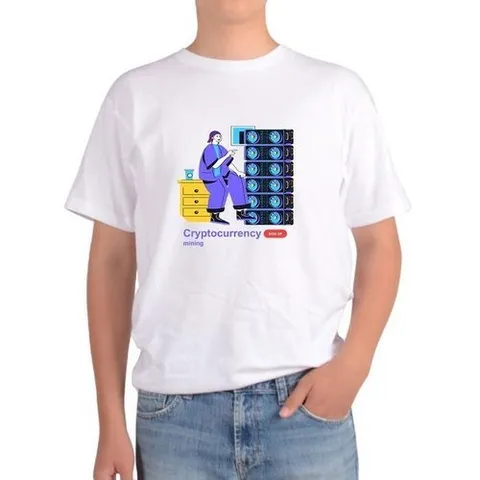 셀러허브 1 [RGNP798S]반팔화이트 남녀 가상화폐 비트코인 알트코인