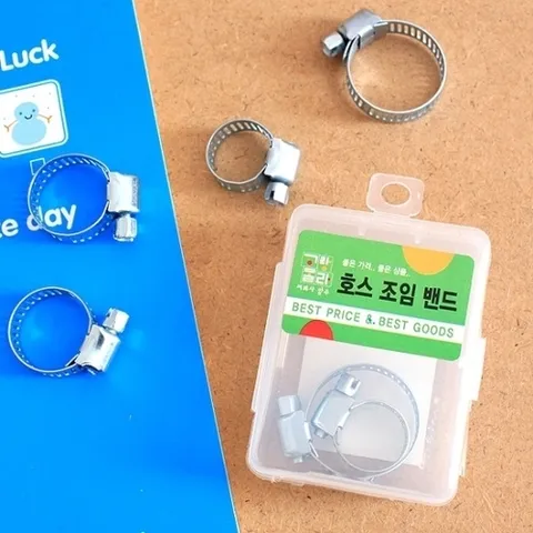 패션플러스 [비투비월드] 6p 호스 조임 밴드(혼합)/쇼핑몰판매용 카센타납