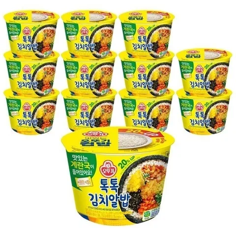 셀러허브 식품 [오뚜기] 오뚜기 컵밥 톡톡김치알밥  227g 12개입