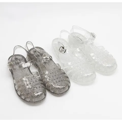 셀러허브 패션 라운슈 글리터 젤리 피셔맨샌들 2cm