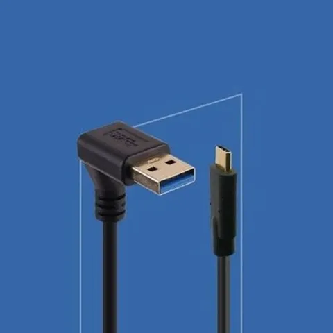 기타 USB 3.1 젠더(Type C) 하향꺾임 (M) C (M) 25cm (WDC5077)