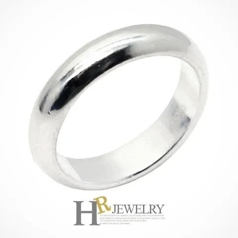 패션플러스 [호림쥬얼리] 실버92.5정.품)빅히트)심플(HR)실버 뷰티링 반지(5mm)