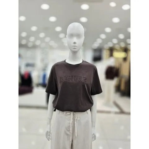 플라스틱아일랜드 컷팅 레터링 티셔츠 PR3CH861DJ