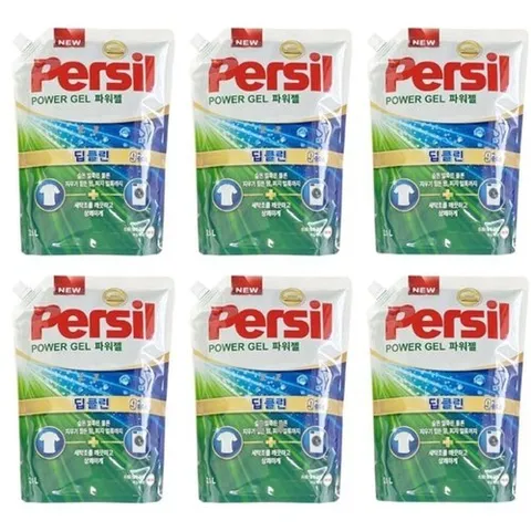 기타 고품질 퍼실 세탁 세제 빨래 세제 일반 드럼용 리필 2.1L 6개 빨레세제 액상세제 세탁기세제 WD43409