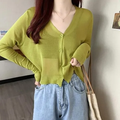 셀러허브 패션 [잇백잇슈] 시스루썸머가디건 브이넥 여름 스타일링 (46568399)