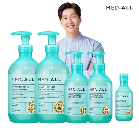 메디올 퓨리파잉 청정강화 샴푸 720ml 2개+480ml 2개+100ml 1개