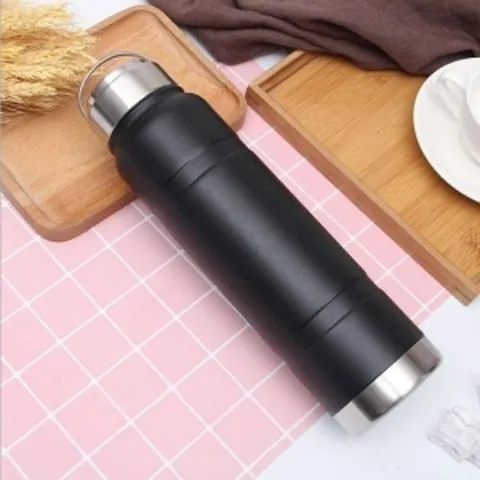 기타 메이트 이중스텐 보온병(블랙) 나들이 스포츠물병-WBDFDFE