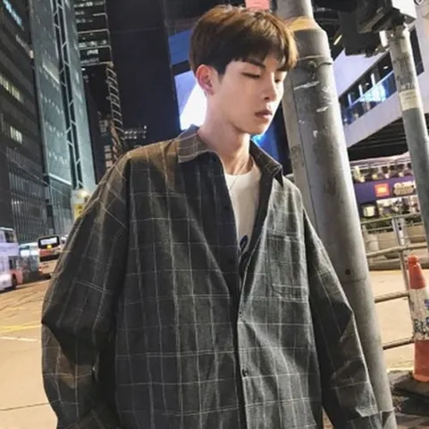 기타 체크셔츠 캐주얼남방 긴팔셔츠 아우터 클래식자켓 (WB49D49)