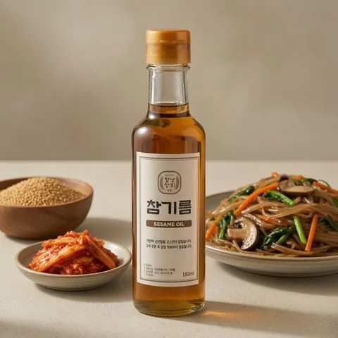 창녕참기름상회 통참깨 참기름 180ml