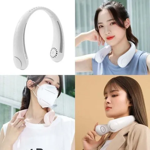 패션플러스 [HS라이프] 넥밴드 목걸이 선풍기 USB 휴대용 목선풍기