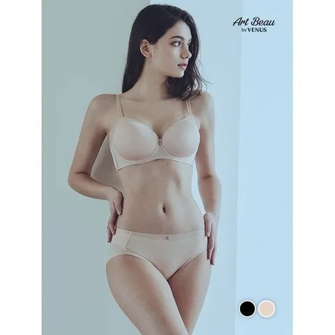 비너스아르보 여름에 시원한 인견 노와이어 베이직 브라 햄팬티 세트 LB(ASET522)_P306284849