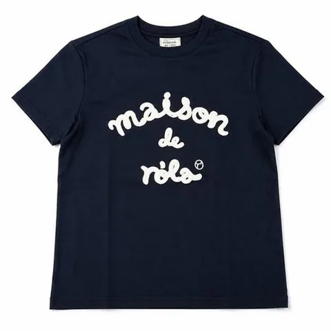 셀러허브 패션 [웰빙창고] 로라로라 MAISON DE ROLA 엠브로이더리 티셔츠 네이비 (51927332)