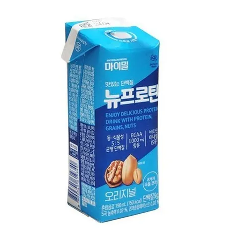 대상웰라이프 마이밀 마시는 뉴프로틴 오리지널 190ml 16팩 3박스 단백질 드링크  G (31606879)