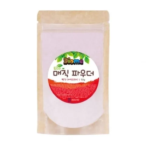 패션플러스 [푸른솔] 키즈맘아트 미술놀이 디오메  매직 파우더 50g 빨강 (자색고구마) (11528691A)