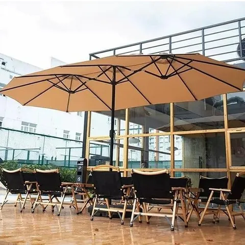 셀러허브 패션 [JHQRJIPK_4B]카페 정원 대형파라솔 캠핑 대형 트윈 세트