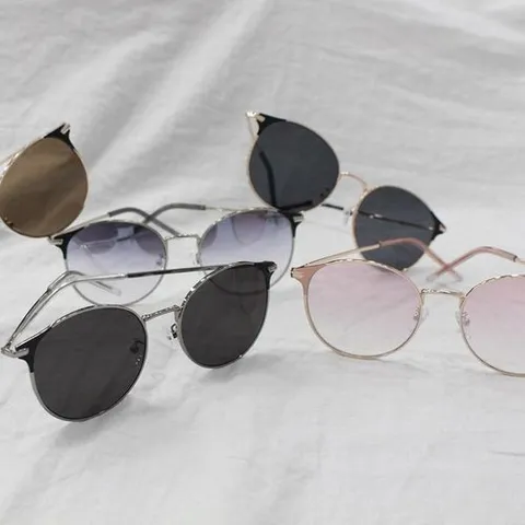 셀러허브 패션 남자 여자 공용 오버라운드 커플 데일리 선글라스