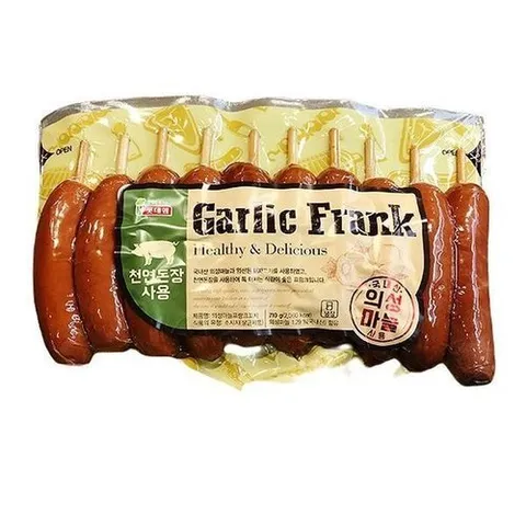 셀러허브 식품 롯데 의성마늘 프랑크 꼬치 710g 61363_ice_2