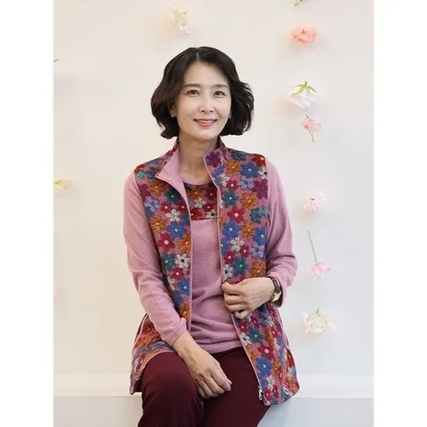 쉬즈마담 SET3252 입체꽃 자수패턴 앙상블 세트 엄마옷_P441777715