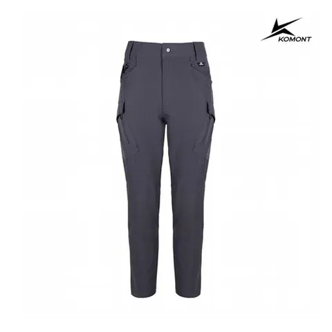 코몽트 코몽트] 남성 빅포켓 허리밴딩 카고 팬츠 차콜