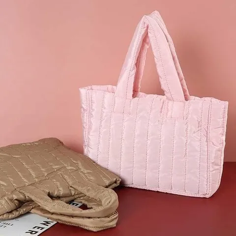 셀러허브 패션 [JHP82518_51]패딩소재 텔 컬러 데일리 숄더백