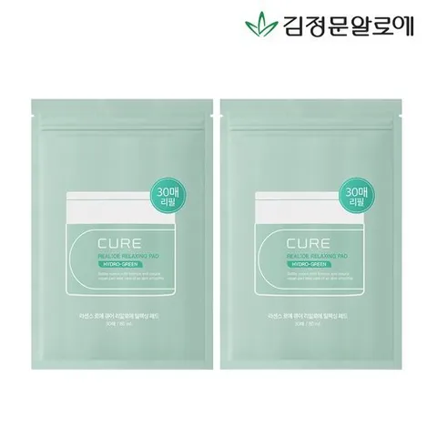 김정문알로에 라센스 로에 큐어 리알로에 릴렉싱 패드(리필) 60매입