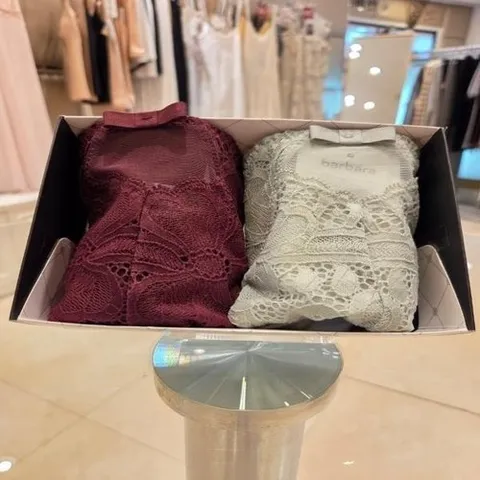 바바라 ABP4459 2컬러세트레이스4459팬티