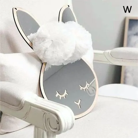 셀러허브 1 [RG3O1O4R]토끼 안전거울 토끼거울 책상거울 귀여운거울