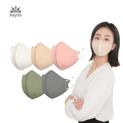 키리아마스크 키리아 KF94  파스텔에디션  새부리 슬림대형/중형/소형 컬러마스크 100매
