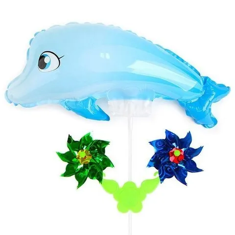 셀러허브 패션 [QMTD072M2_58]바람개비풍선 벨루가 캐릭터풍선