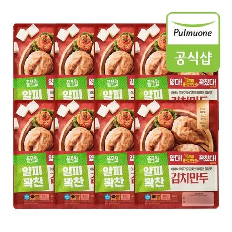풀무원 얇은피꽉찬속 김치만두 400g x 8봉