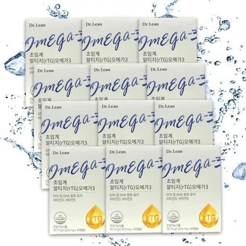 셀러허브 1 [닥터린] 닥터린 초임계 알티지 오메가3 1025mg 30캡슐 X 12 TB (41266281)