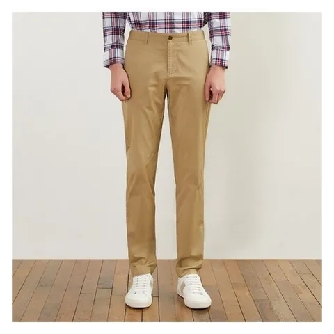 패션플러스 [쿨트] 703 클래식 밴딩 치노 팬츠 베이지