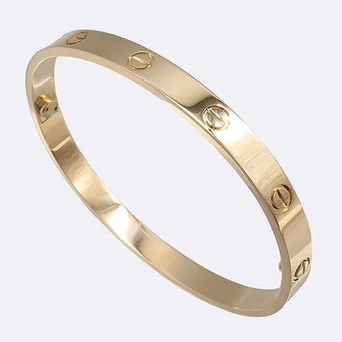까르띠에 고이비토 중고명품 Cartier(까르띠에) CRB6067419 18K 핑크 골드 LOVE(러브) 클래식 팔찌 - 19호