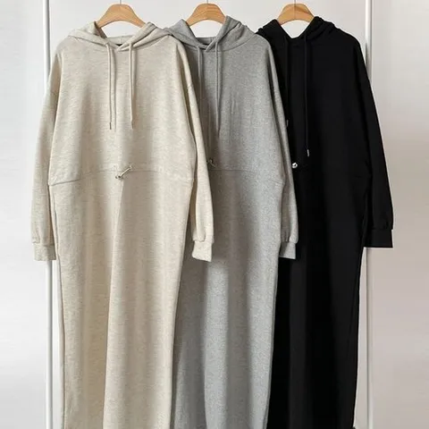아이우먼 빅사이즈후드원피스 T656L501 캐츠후드면스냅원피스 AR_P383764328